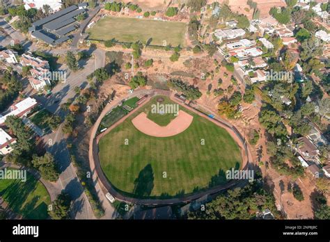 A general view of the Anderson Baseball Field and Upper Soccer Field on ...