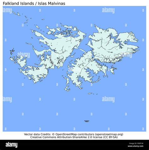 Map Of Islas Malvinas High Resolution Stock Photography And Images Alamy