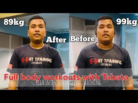 Full Body Workouts Hiit Training Tabata Bakar Lemak Dengan Pantas