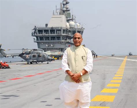 Raksha Mantri Reviews Operational Capabilities Of Indian Navy During Naval Commanders