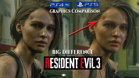 Resident Evil 3 Remake Ps5 Vs Ps4 Pro Graphics Comparison Nv Game