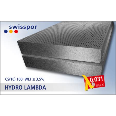 Hydro Lambda EPS 100 λ 0 031 Objętość paczki Hydro 8cm 0 42m3 5 25m2