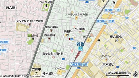 東京都大田区仲六郷 地図（住所一覧から検索） ：マピオン