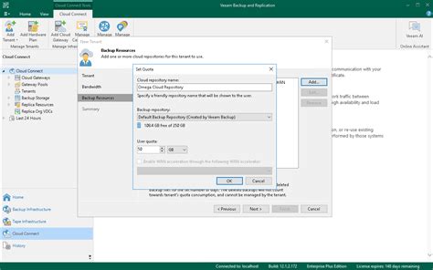 Configuring Cloud Repositories Veeam Cloud Connect Guide