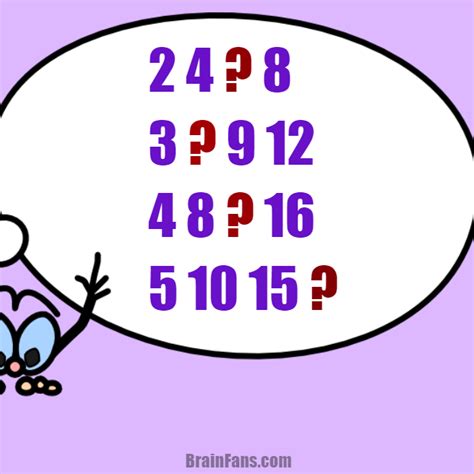 Math Sequence Puzzle Easy Number And Math Puzzle Brainfans