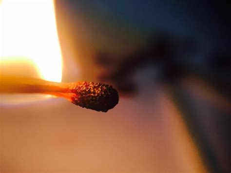 Premium Photo Close Up Of Burning Matchstick