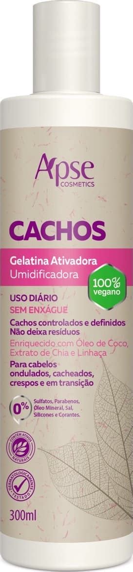 Kit Para Cabelos Cacheados Apse Shampoo Condicionador E Gelatina X Ml