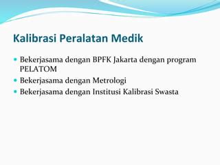 Pelaksanaan Management Pemeliharaan Peralatan Medis Pjnhk PPT