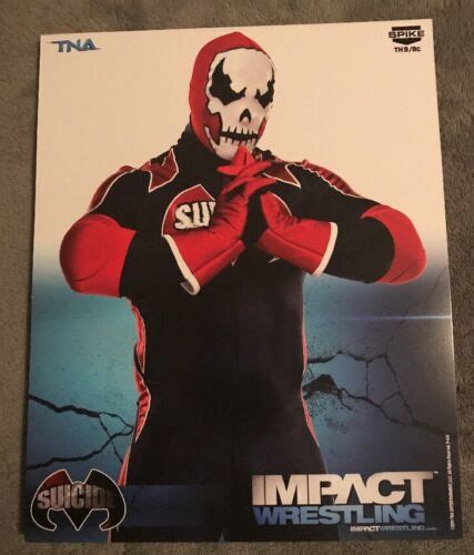 Suicide 2011 Tna Impact Wrestling 8x10 Promo Photo Un Signed Wwe Ecw Roh Wcw Wwf Ebay