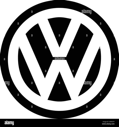 Volkswagen car logo Stock Vector Images - Alamy