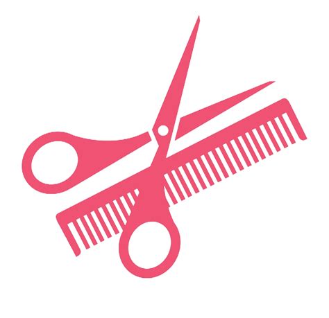 Salon Scissors Icon And Hairdressing Tools Clipart Png All