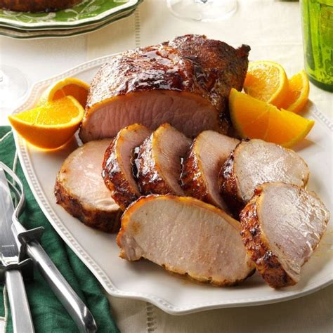 Honey Orange Glazed Pork Loin Recipe Pork Glaze Pork Pork Loin