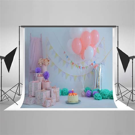 Hellodecor X Ft Birthday Party Photography Backdrops Color Balloon And