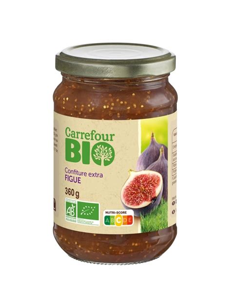 Confiture Extra Figue Carrefour Bio