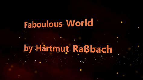 Faboulous World Music Hartmut Ra Bach Youtube