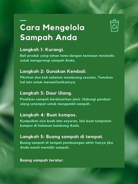 Contoh Poster Daur Ulang Untuk Kampanye Anda Canva