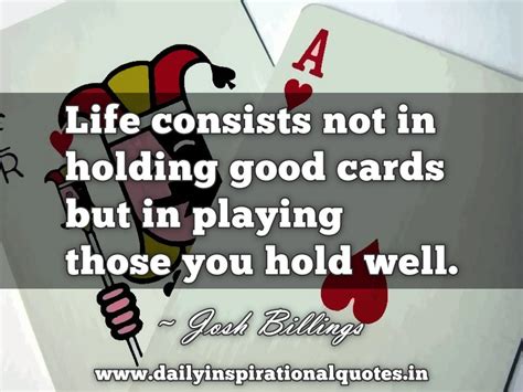 Quotes About Playing Cards Quotesgram