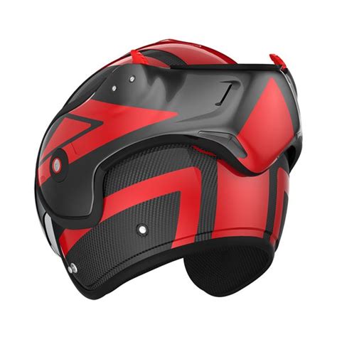 Motorradhelm Roof Boxxer Carbon Dart Red Versandbereit Icasque De