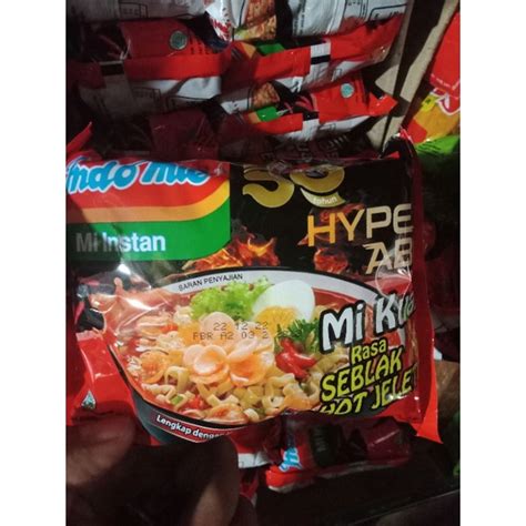 Jual Indomie Hyper Abis Mi Kuah Rasa Seblak Hot Jeletot Pcs Shopee