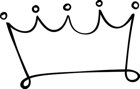 Hand Drawn Crown Doodle Vector Illustration 15154209 Vector Art at Vecteezy