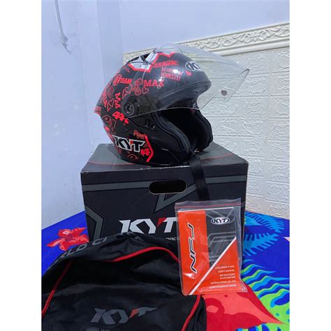 Jual Helm Kyt Nfj X Espargaro Shopee Indonesia