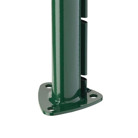 Poteau acier à visser Axor vert l 5 x P 7 x H 86 cm Leroy Merlin