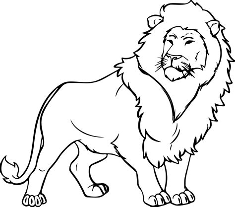 Lion Coloring Pages - Learny Kids