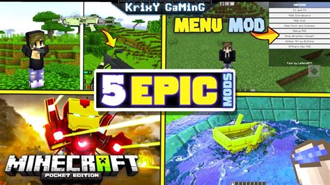 Top Epic Mods For Minecraft Pocket Edition Best Minecraft Mods For