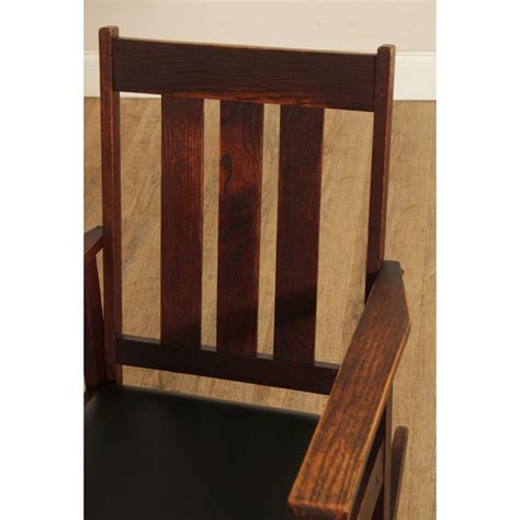 Antique Mission Oak Rocking Chair Chairish