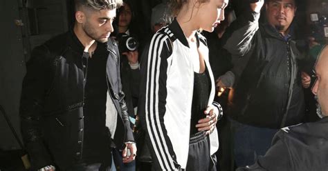 Gigi Hadid Et Son Compagnon Zayn Malik Arrivent Au Club Nice Guy Los