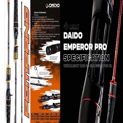 Jual JORAN UL DAIDO EMPEROR Pro Series 662 UL 702 ROD DAIDO EMPEROR