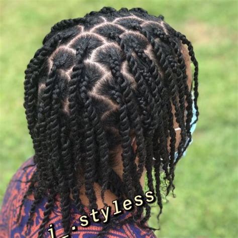 55 Attractive Two Strand Twists Hairstyles For Black Men To Wear In