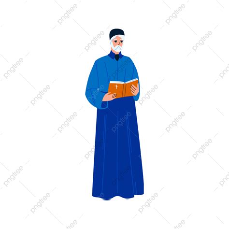 Bible Priest Clipart Hd Png Priest Reading Bible In Church Priest Reading Bible Png Image