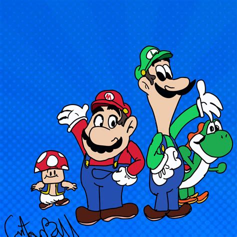 My version of Mario characters! by thebull1980sCECfan on DeviantArt