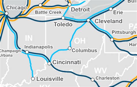 Proposals Call For Expanded Passenger Rail Service In Ohio • Ohio