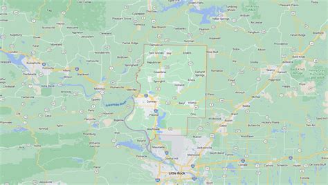 Cities And Towns In Faulkner County Arkansas