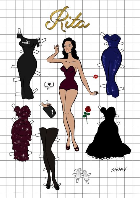 Paper Doll Art On Behance Paper Dolls Princess Paper Dolls Paper