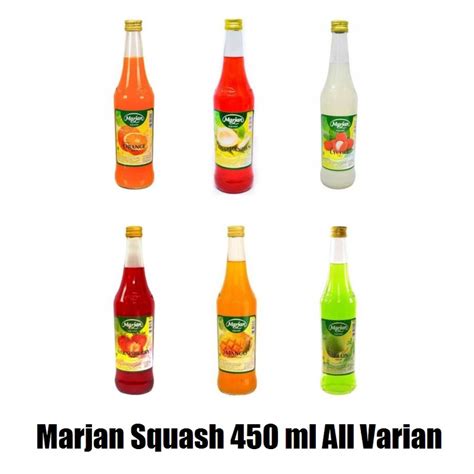 Jual Marjan Squash 450 Ml All Varian Cek Deskripsi Shopee Indonesia