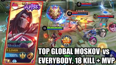 Top Global Moskov Bikin Musuh Terkejut Melihat Level Beda Jauh