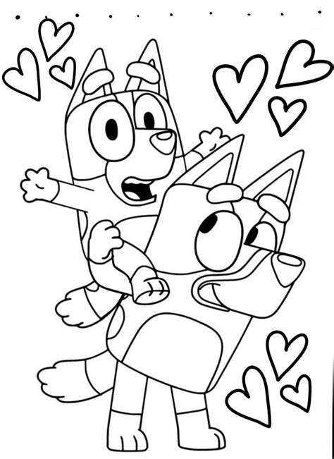 Bluey Coloring Pages