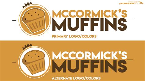 McCormicks Muffins Logo Advertising Behance