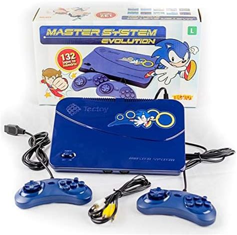 Master System Evolution Tectoy 132 Jogos Na Memória Amazon br