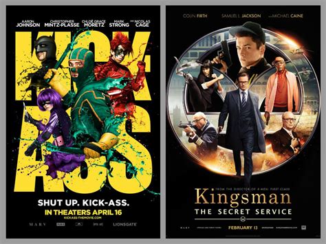 Kick Ass vs Kingsman Con cuál os quedáis