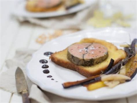 Brioche Perdue Au Foie Gras Et Carottes Multicolores Recette Par Marine Is Cooking