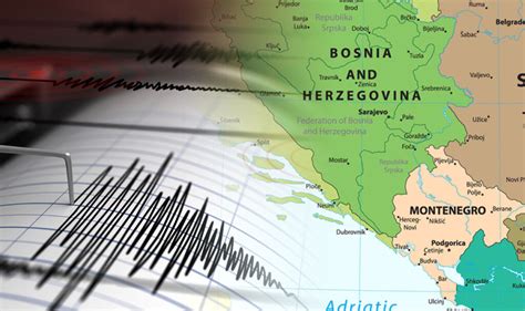 15 Erdbeben erschüttern Bosnien Herzegowina und Montenegro