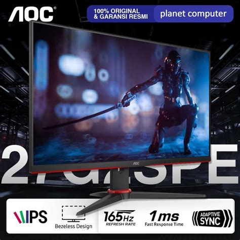 Jual Monitor Led Aoc 27g2spe 27 Ips 1080p 165hz 1ms Dp Hdmi Adaptive