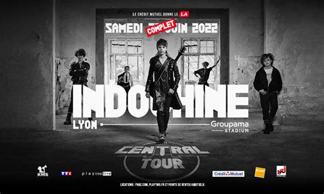 Le concert d Indochine au Groupama Stadium complet OL Vallée