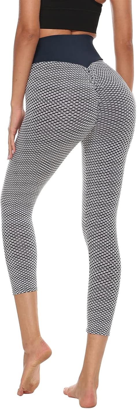 Koscacy Butt Lift Leggings F R Frauen Hohe Taille Scrunch Hose Booty