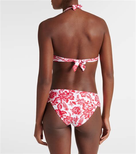 Brussels Floral Bikini Top In White Melissa Odabash Mytheresa