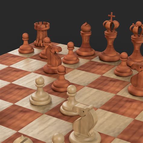 Stl File Beautiful Chess Set ♟️ All Piece ・3d Printable Design To